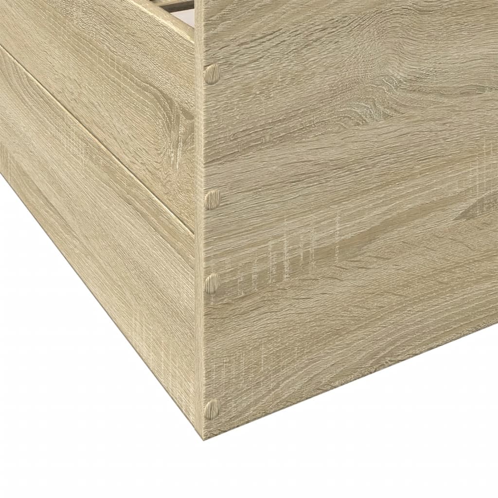 Cadre de lit avec tiroirs sans matelas chêne sonoma 75x190 cm - XIOS