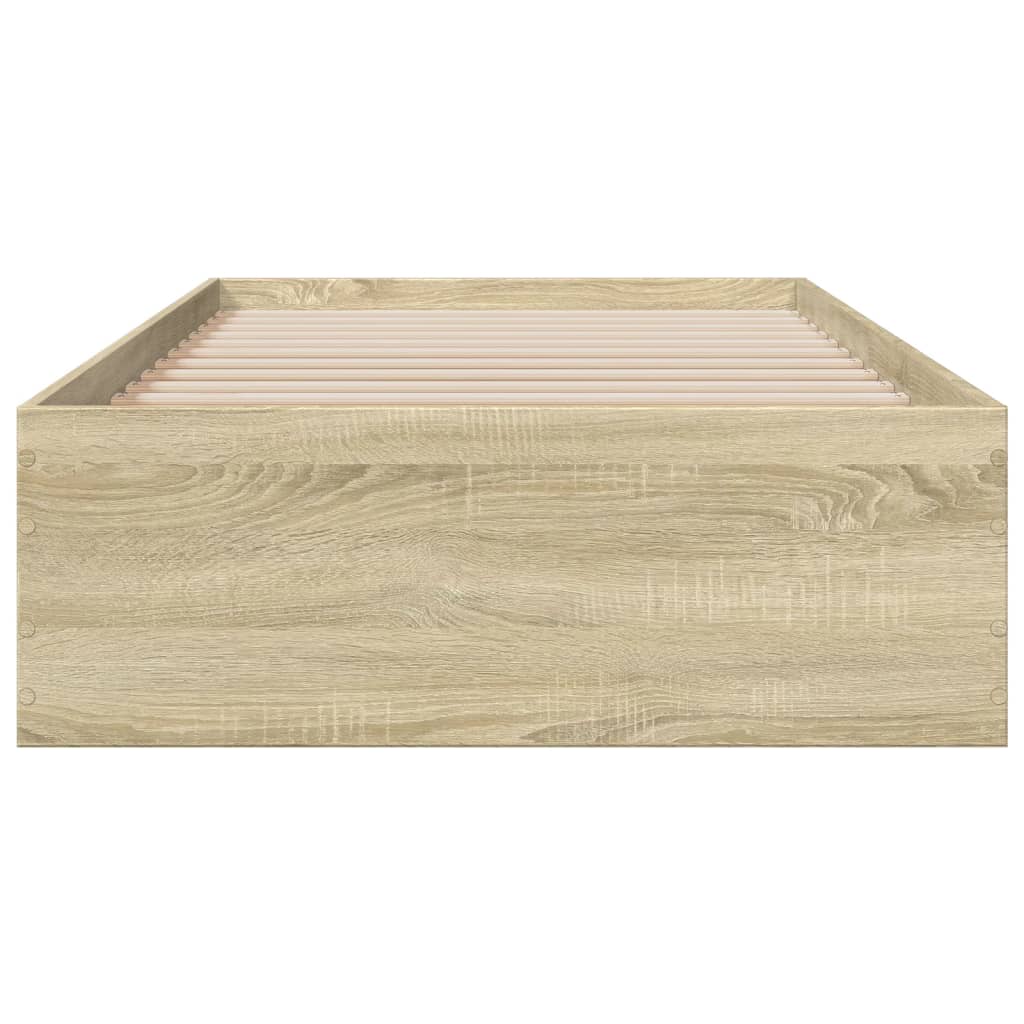 Cadre de lit avec tiroirs sans matelas chêne sonoma 90x200 cm - XIOS