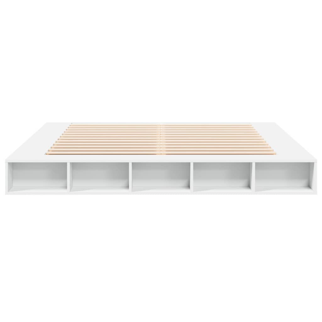 Cadre de lit sans matelas blanc 180x200 cm - XIOS