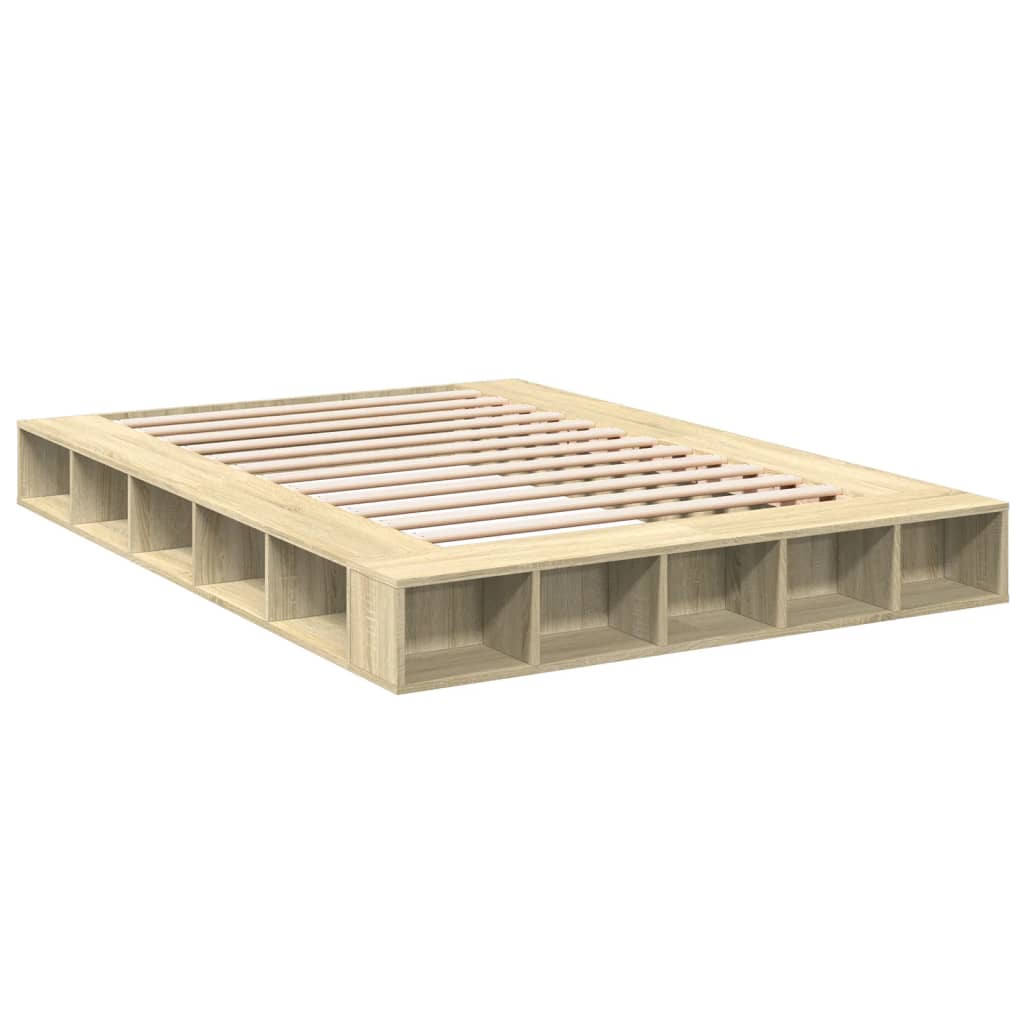 Cadre de lit sans matelas chêne sonoma 160x200 cm - XIOS