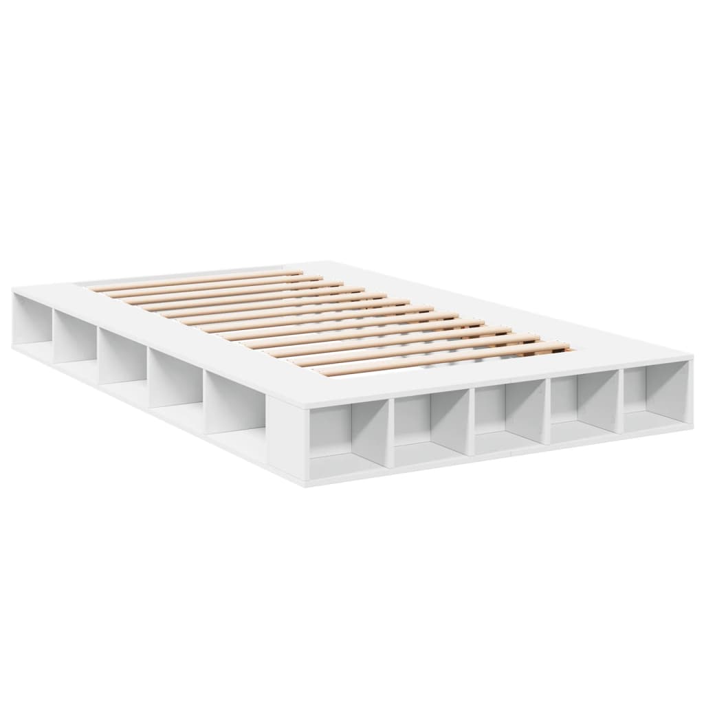 Cadre de lit sans matelas blanc 120x200 cm - XIOS