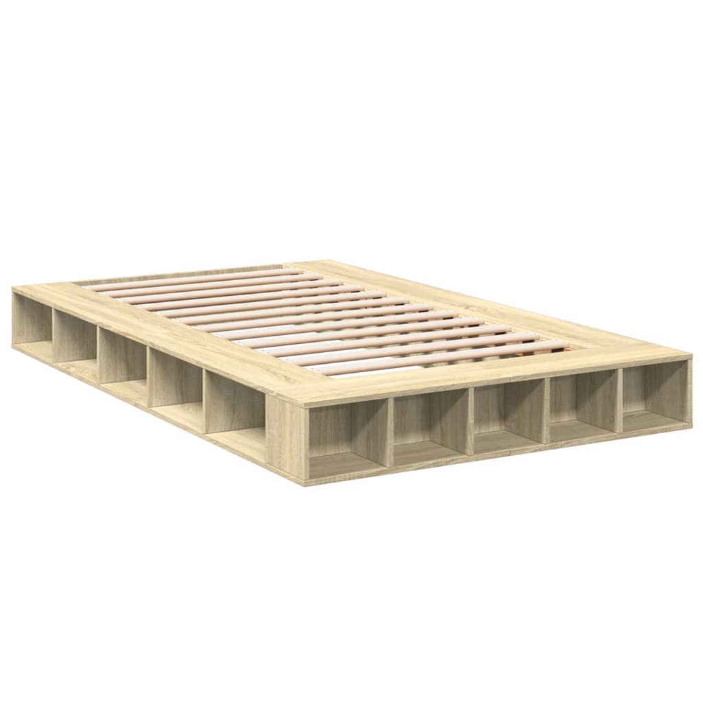 Cadre de lit sans matelas chêne sonoma 120x200 cm - XIOS