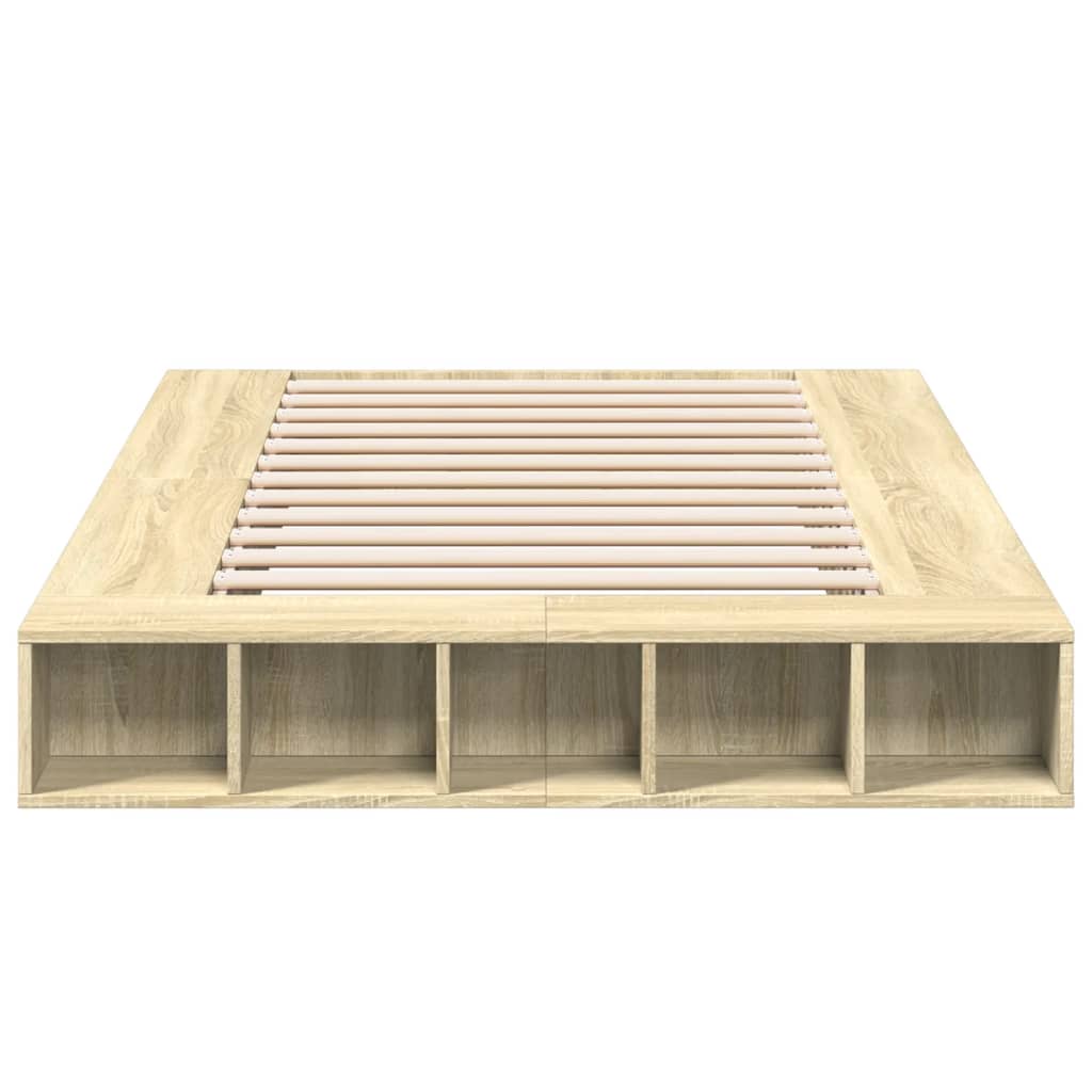 Cadre de lit sans matelas chêne sonoma 120x200 cm - XIOS