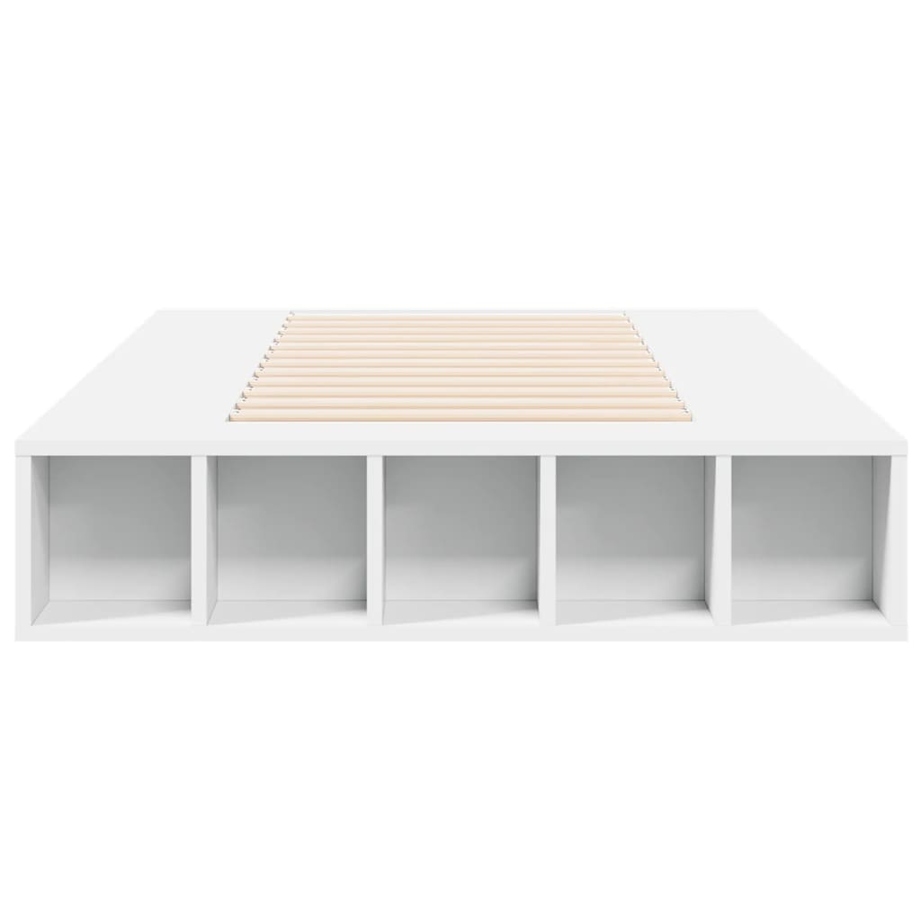 Cadre de lit sans matelas blanc 100x200 cm - XIOS