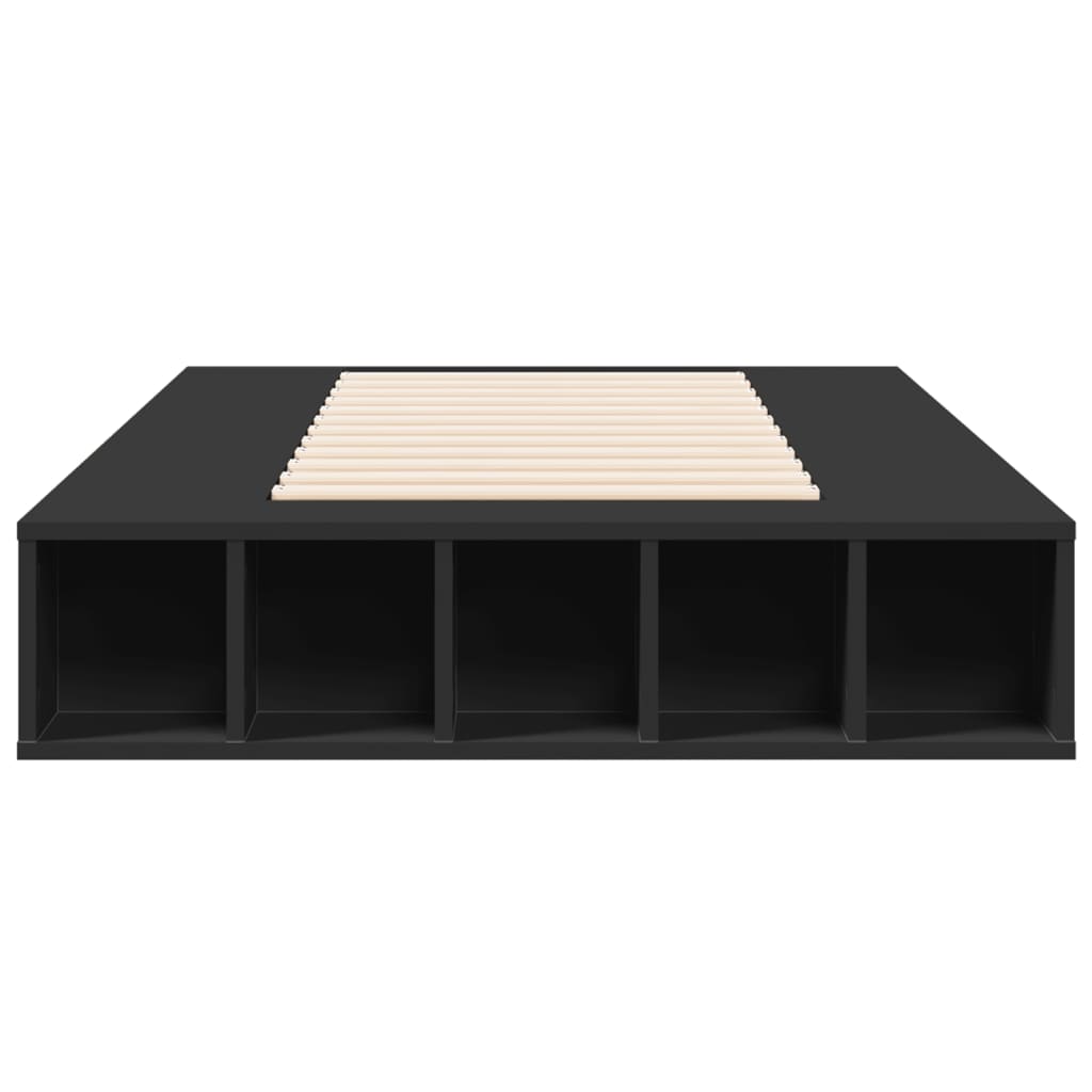 Cadre de lit sans matelas noir 100x200 cm - XIOS