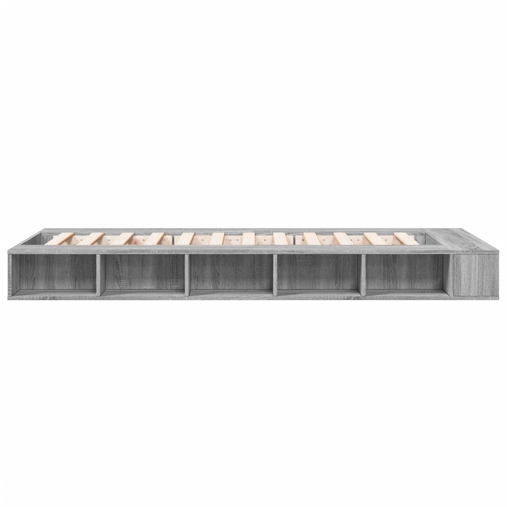 Cadre de lit sans matelas sonoma gris 90x200 cm - XIOS