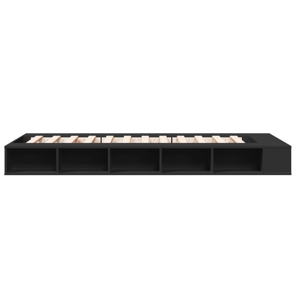Cadre de lit sans matelas noir 90x190 cm - XIOS