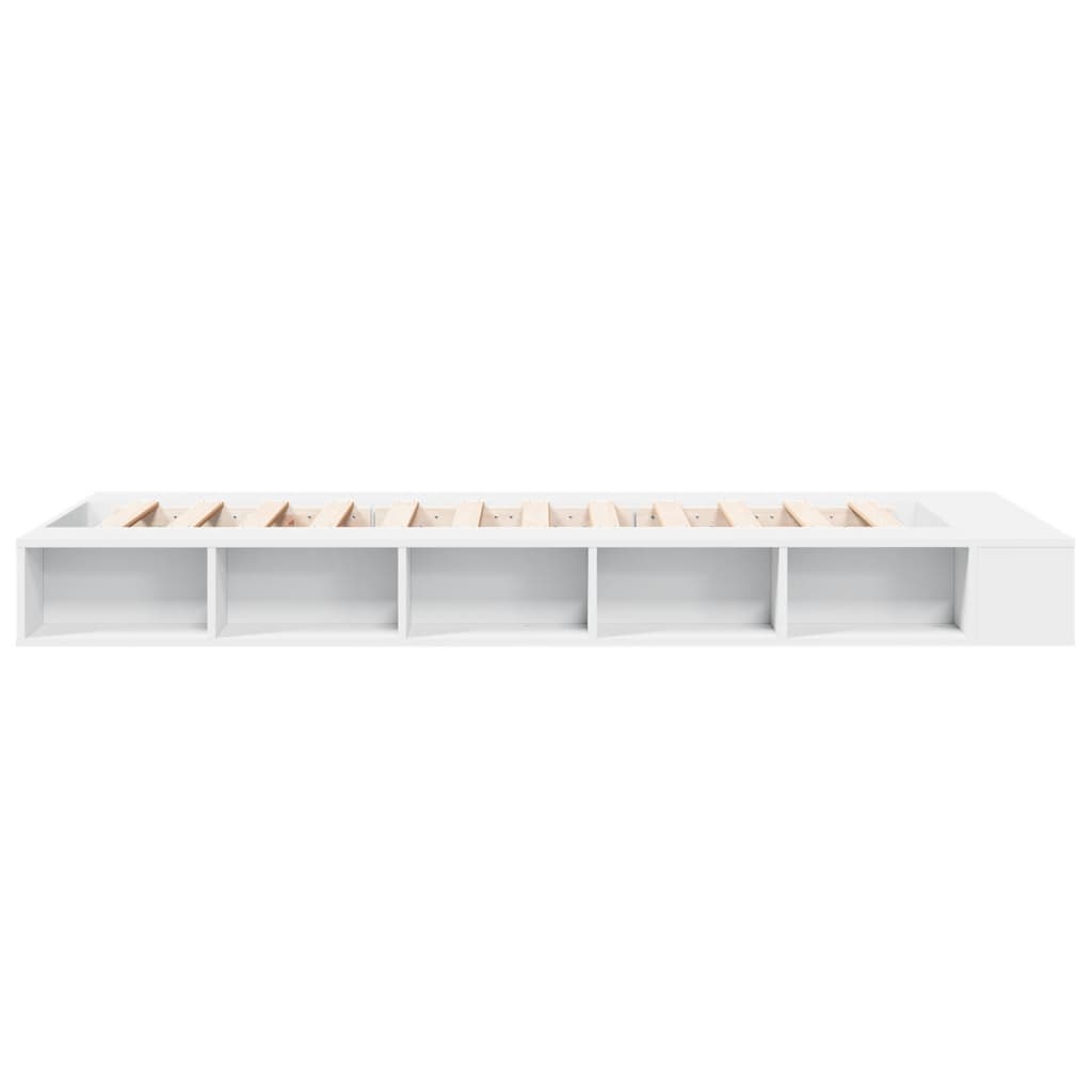 Cadre de lit sans matelas blanc 75x190 cm - XIOS