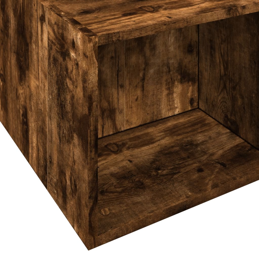 Cadre de lit sans matelas chêne fumé 140x200 cm - XIOS