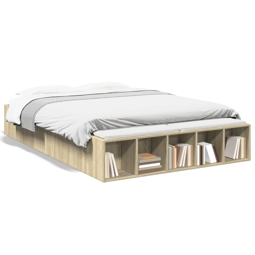 Cadre de lit sans matelas chêne sonoma 120x200 cm - XIOS
