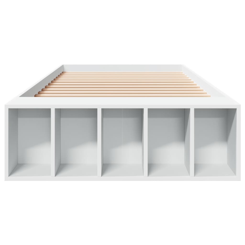 Cadre de lit sans matelas blanc 100x200 cm - XIOS