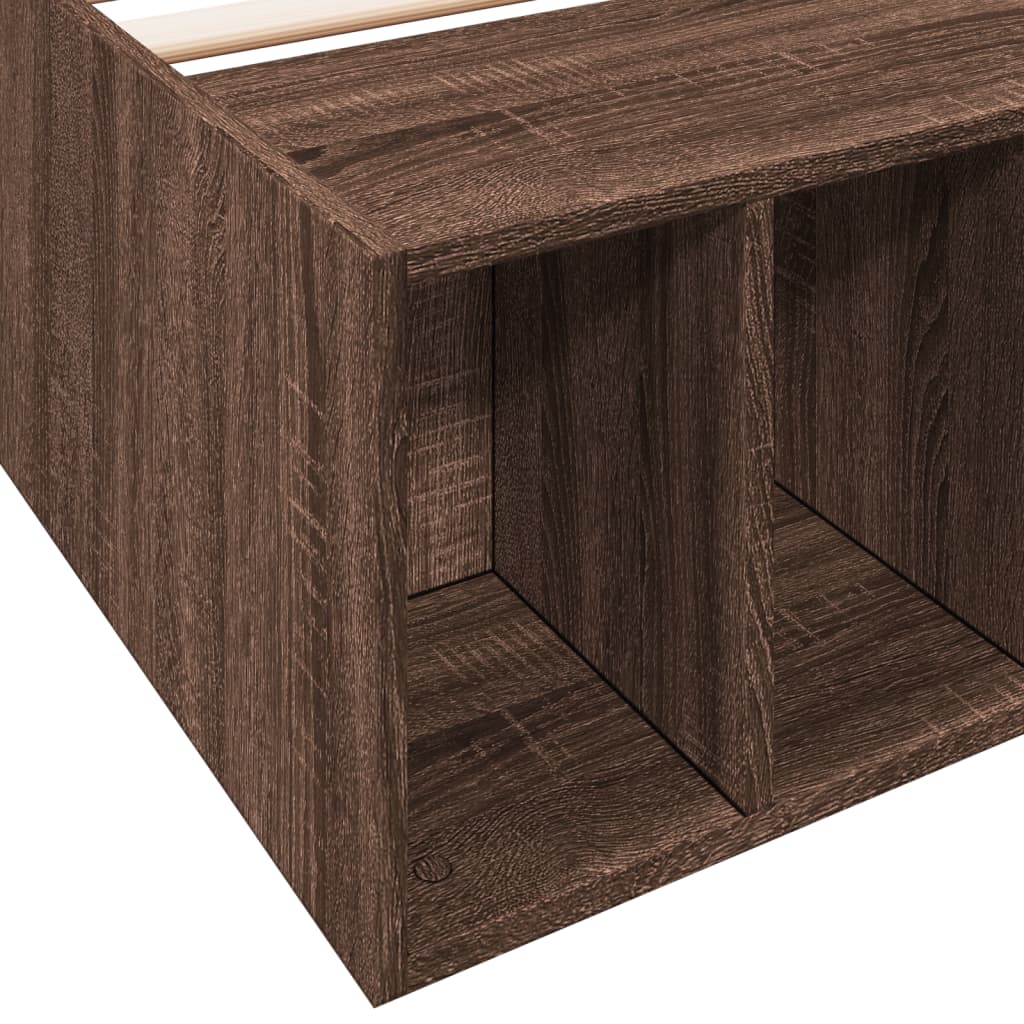 Cadre de lit sans matelas chêne marron 90x200 cm - XIOS