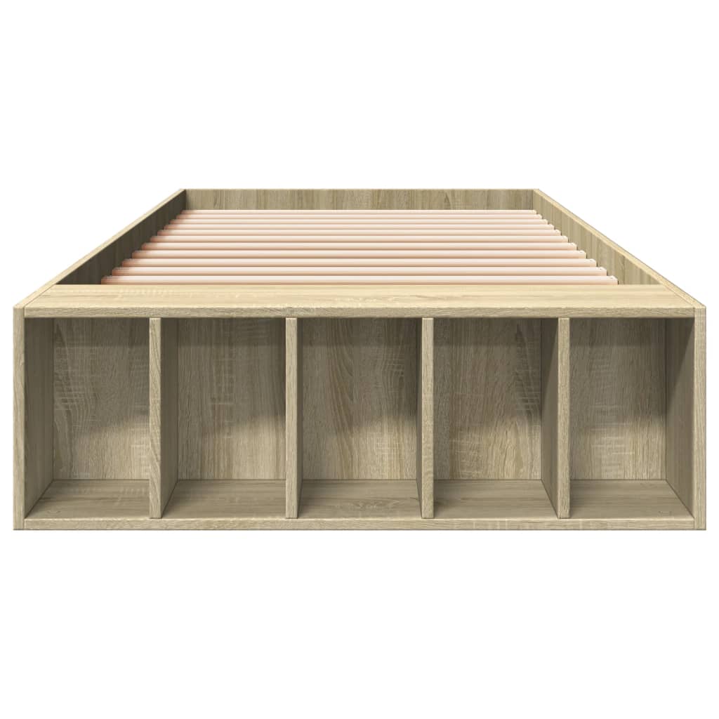 Cadre de lit sans matelas chêne sonoma 75x190 cm - XIOS