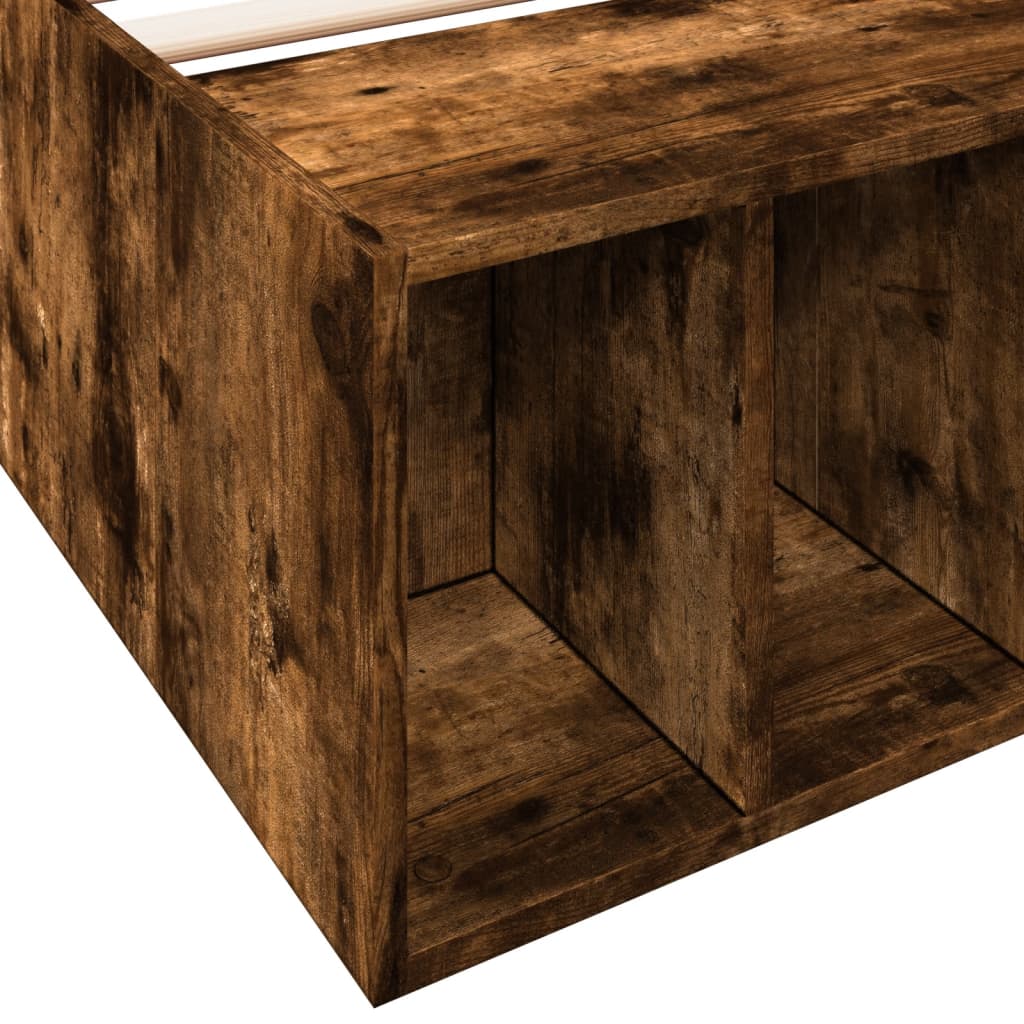 Cadre de lit sans matelas chêne fumé 75x190 cm - XIOS