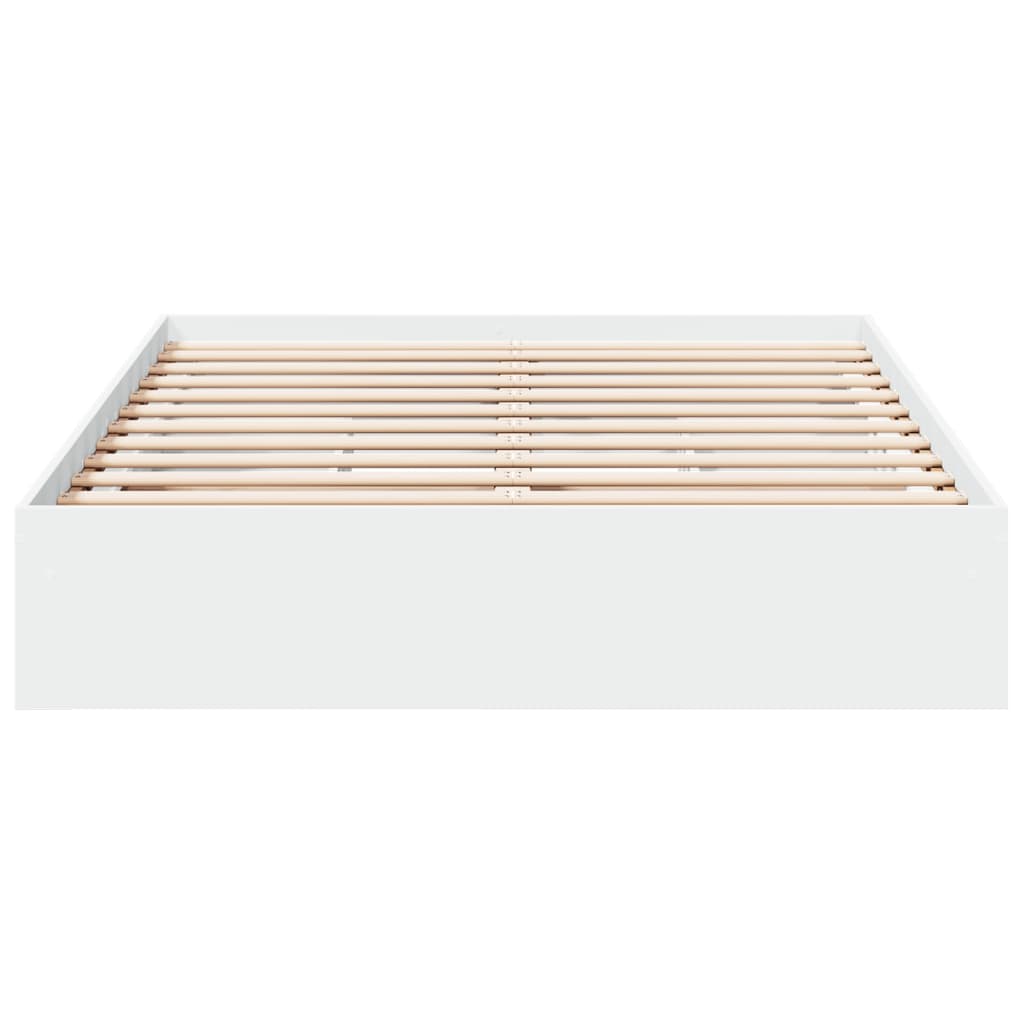 Cadre de lit avec tiroirs sans matelas blanc 140x200 cm - XIOS