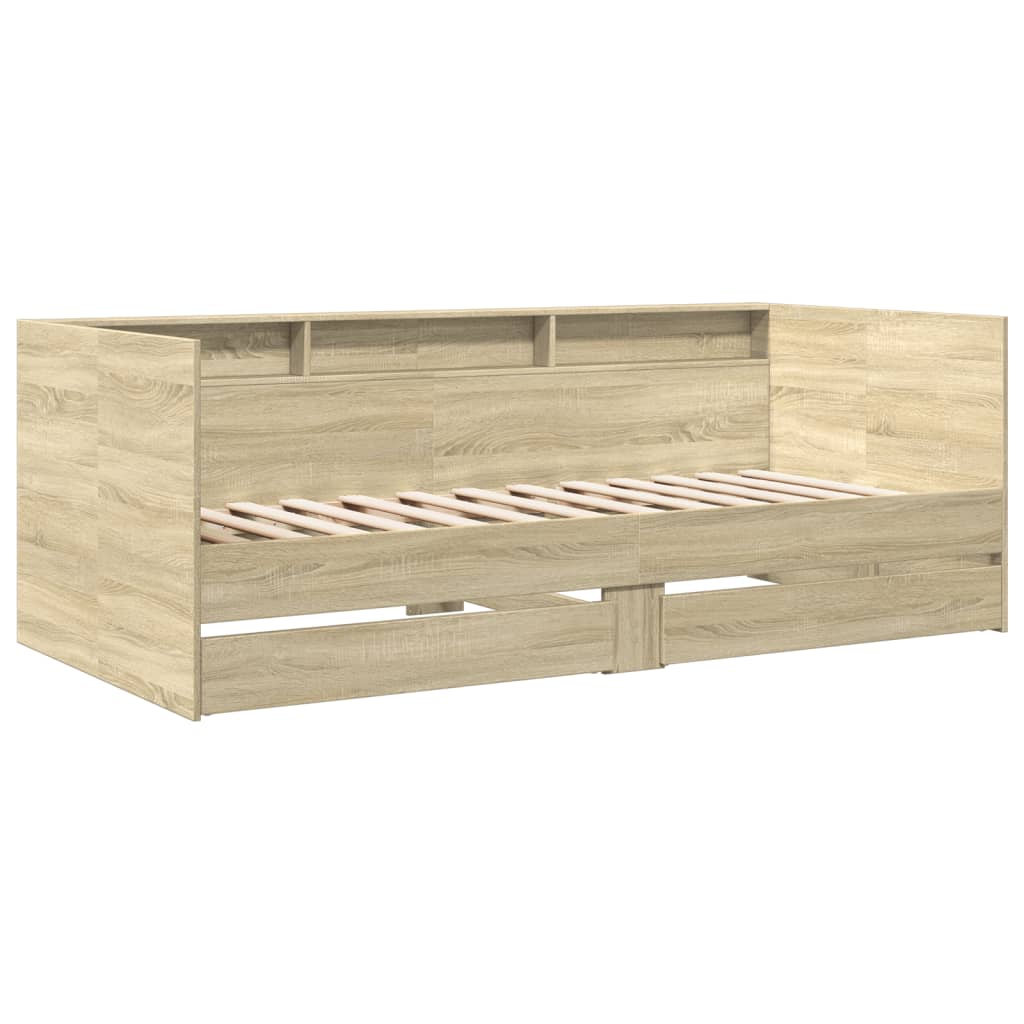 Lit de jour avec tiroirs sans matelas chêne sonoma 90x200 cm - XIOS