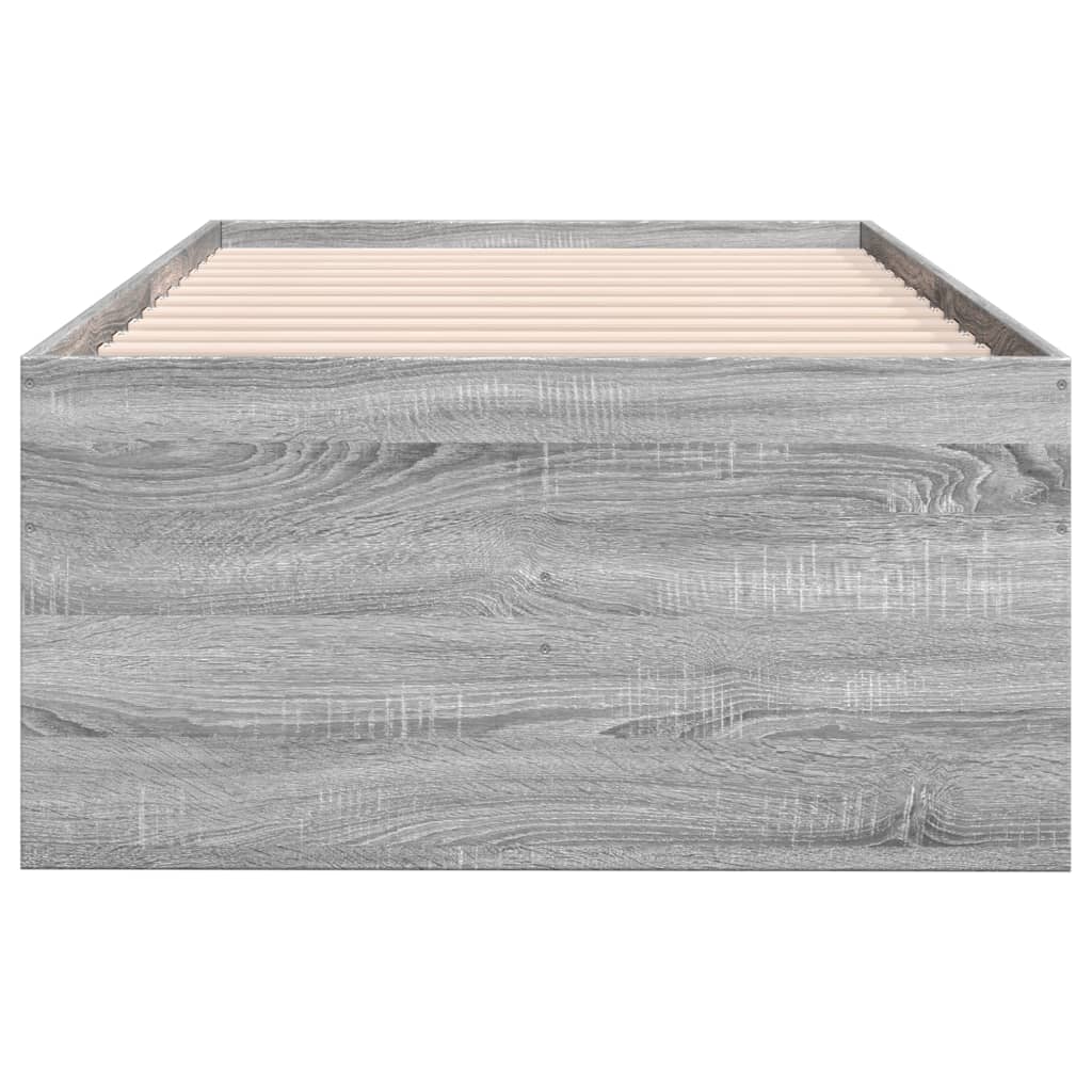 Lit de jour avec tiroirs sans matelas sonoma gris 75x190 cm - XIOS