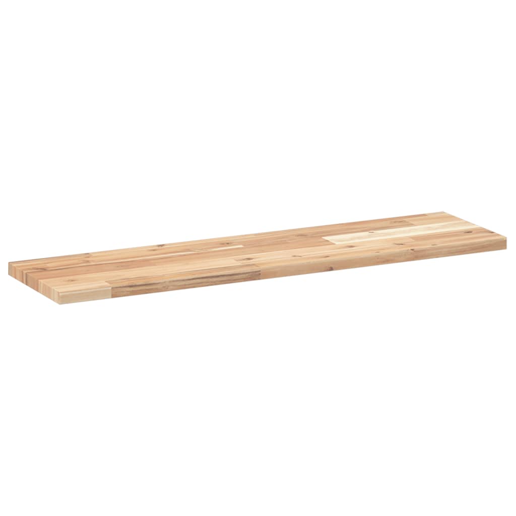 Étagères flottantes 2 pcs 80x20x2 cm acacia massif non traité - XIOS