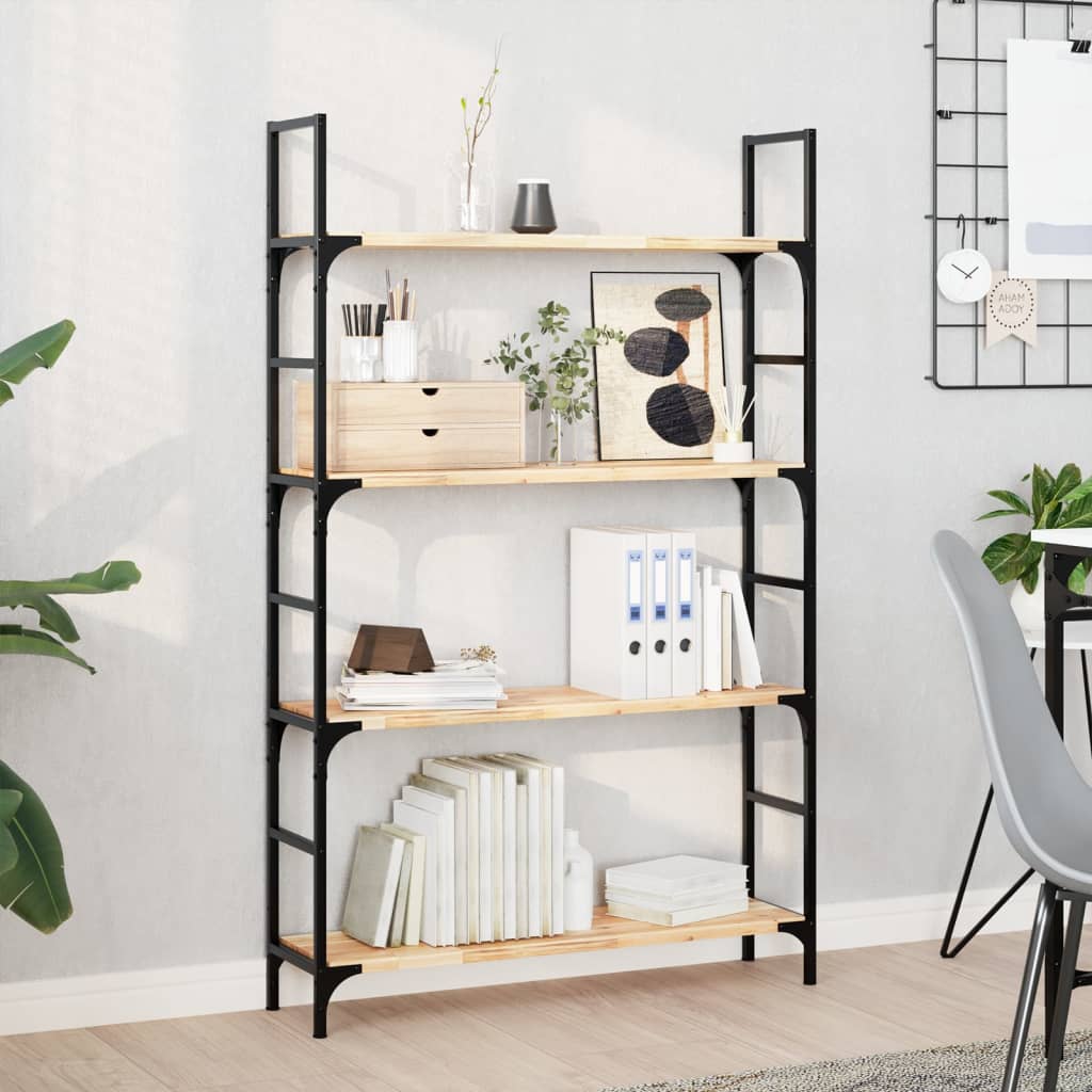 Étagères flottantes 4 pcs 80x20x2 cm acacia massif non traité - XIOS
