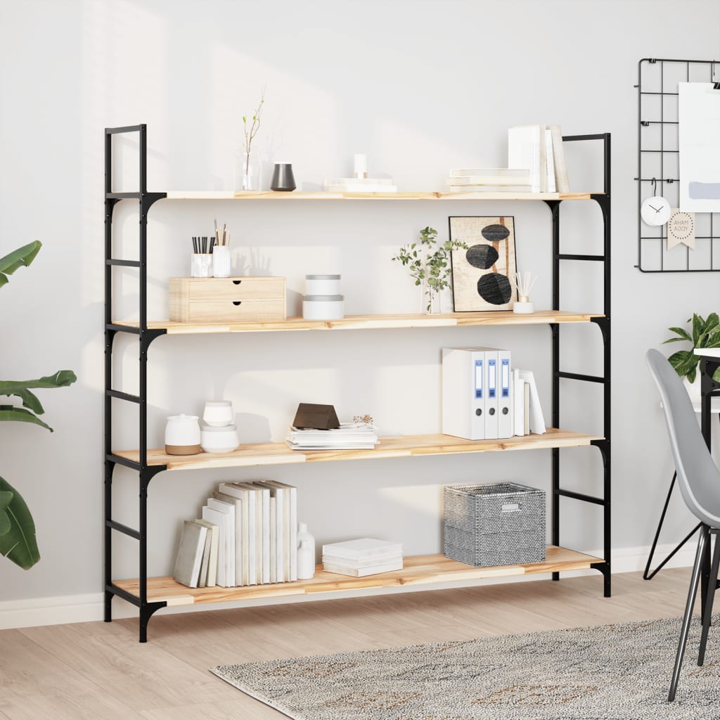 Étagères flottantes 2 pcs 120x30x2 cm acacia massif non traité - XIOS