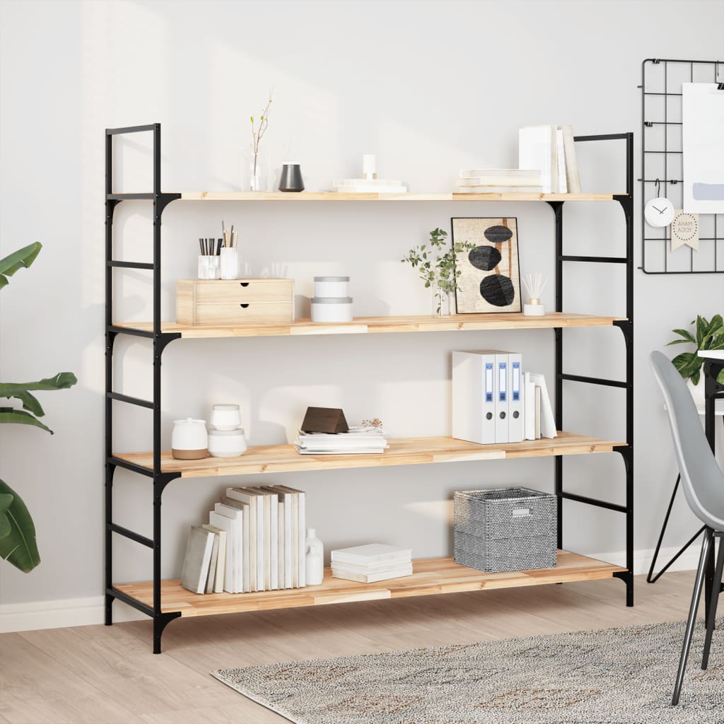 Étagère flottante 140x40x2 cm bois d'acacia massif non traité - XIOS
