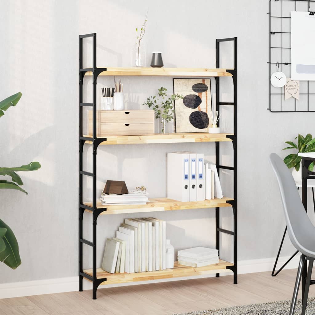 Étagères flottantes 4 pcs 80x20x4 cm acacia massif non traité - XIOS