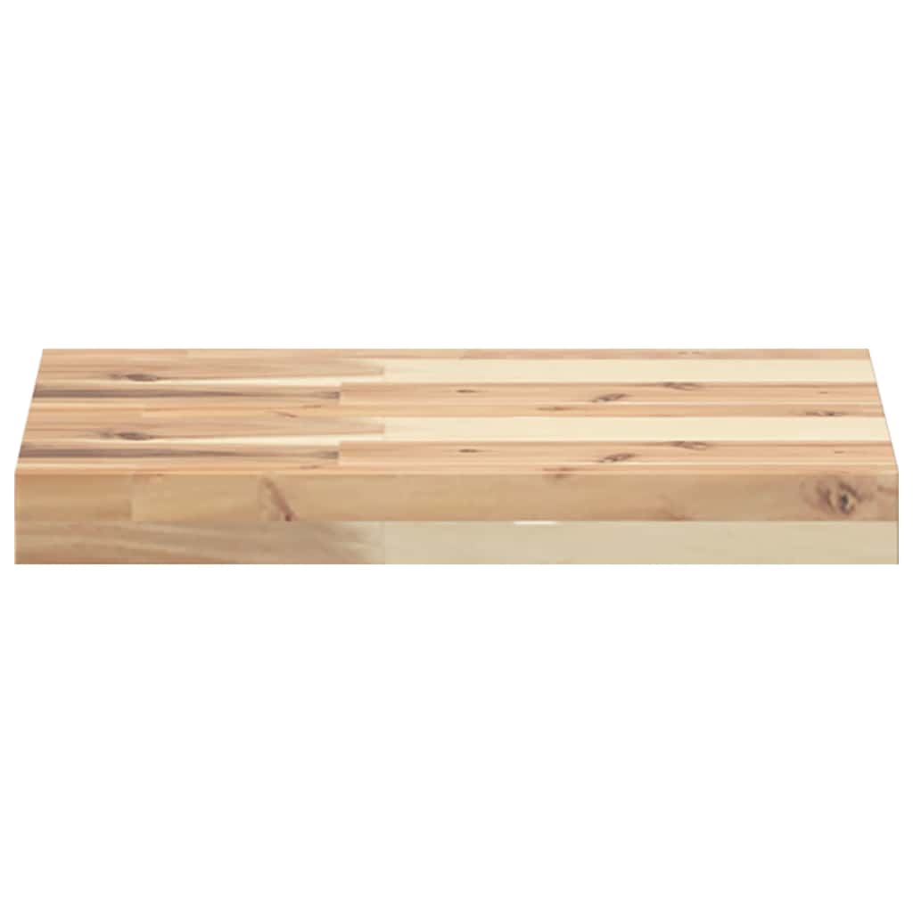 Étagère flottante 40x30x4 cm bois d'acacia massif non traité - XIOS
