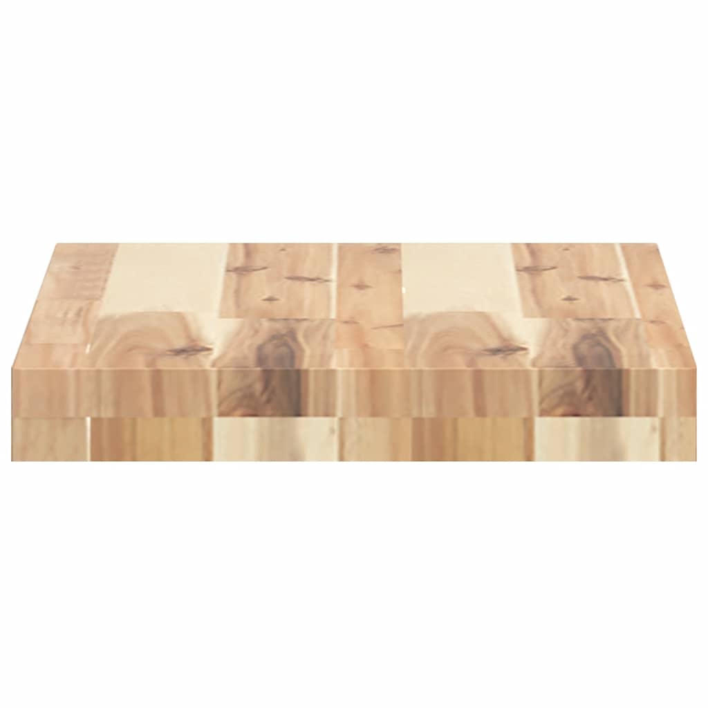 Étagères flottantes 4 pcs 40x30x4 cm acacia massif non traité - XIOS