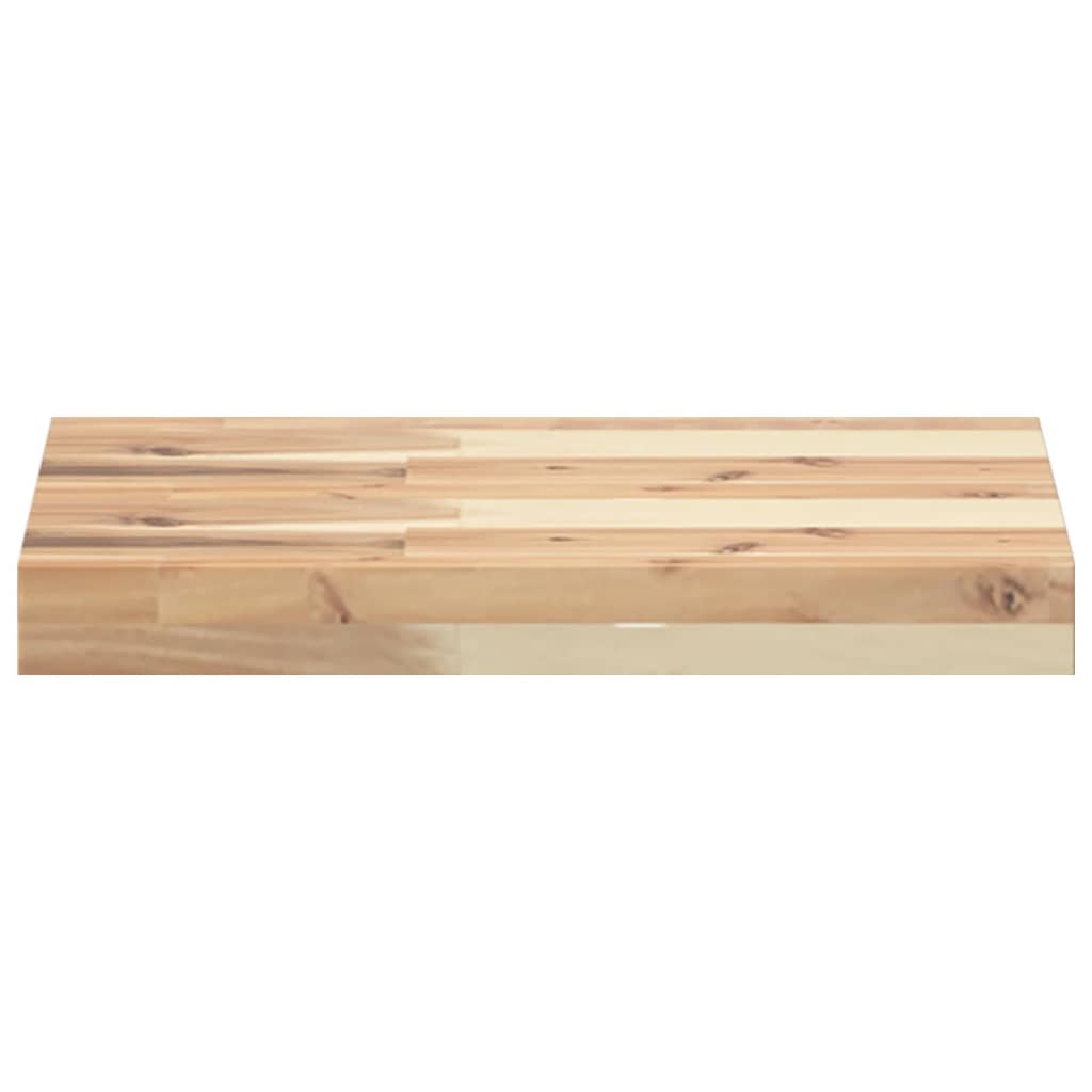 Étagère flottante 60x30x4 cm bois d'acacia massif non traité - XIOS
