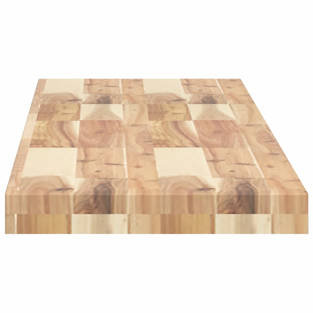 Étagère flottante 140x30x4 cm bois d'acacia massif non traité - XIOS