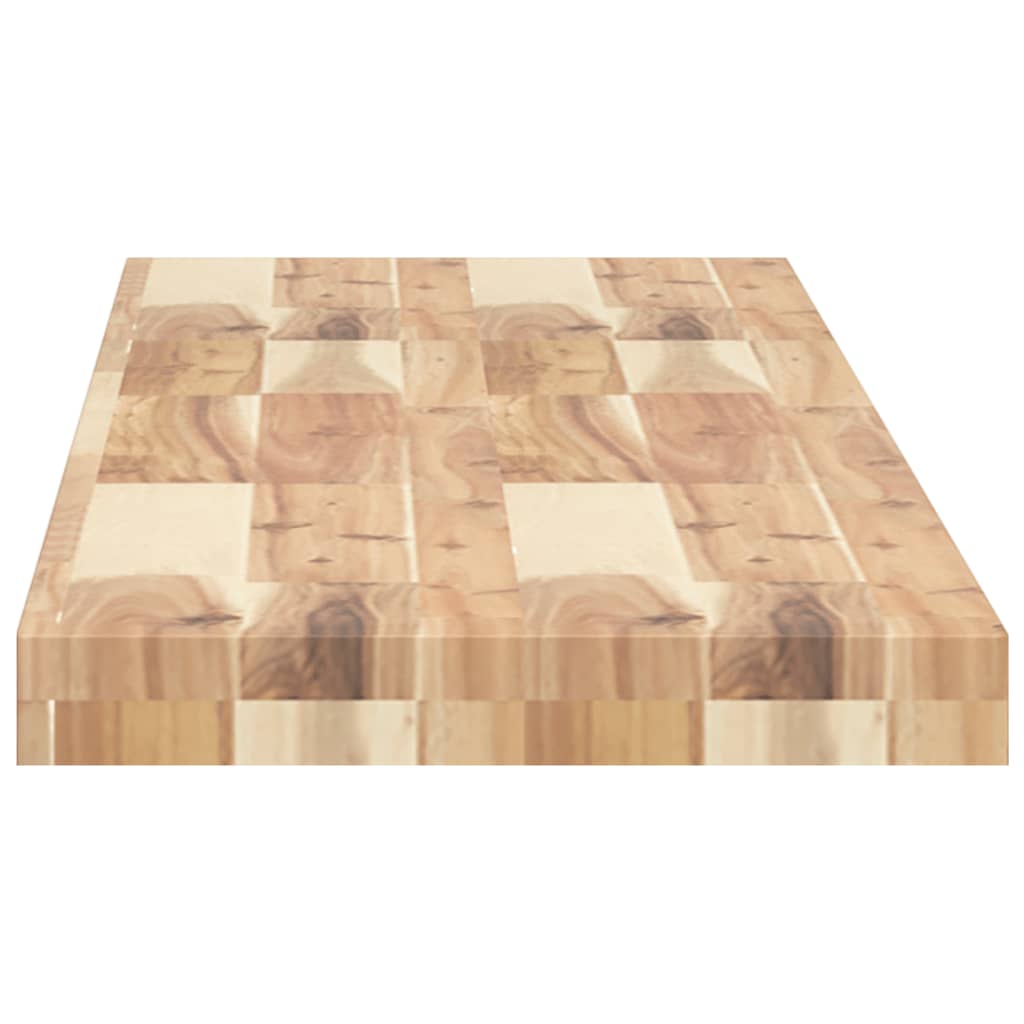Étagères flottantes 4 pcs 140x30x4 cm acacia massif non traité - XIOS