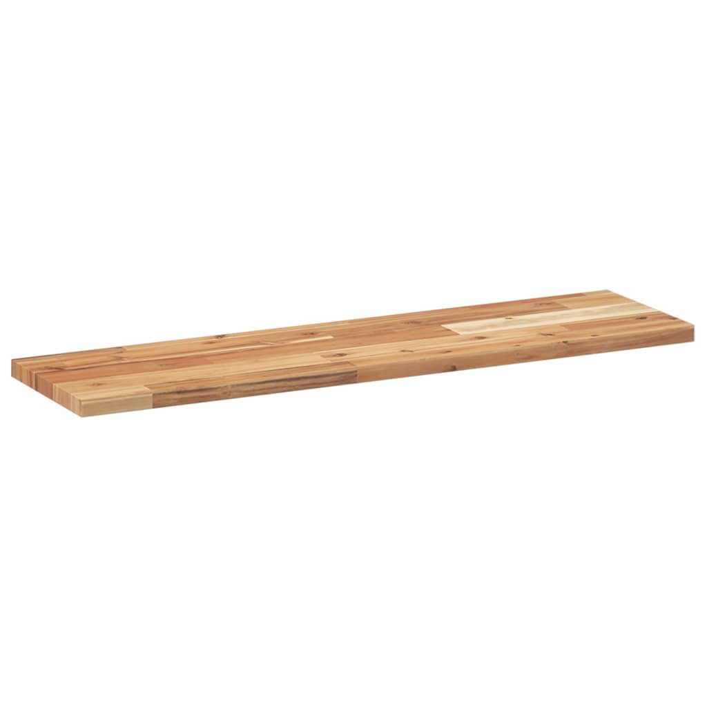 Étagère flottante 80x20x2 cm acacia massif finition à l'huile - XIOS
