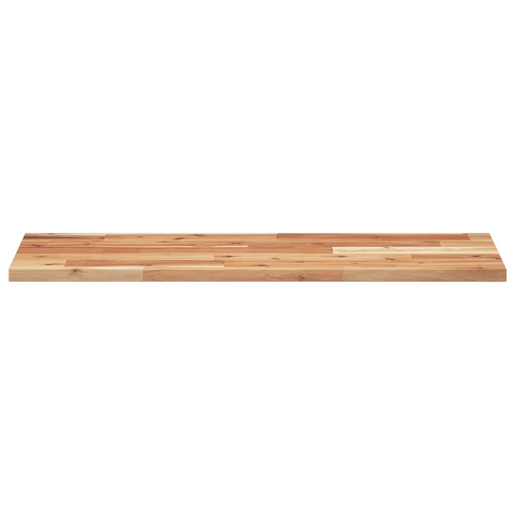 Étagère flottante 80x30x2 cm acacia massif finition à l'huile - XIOS
