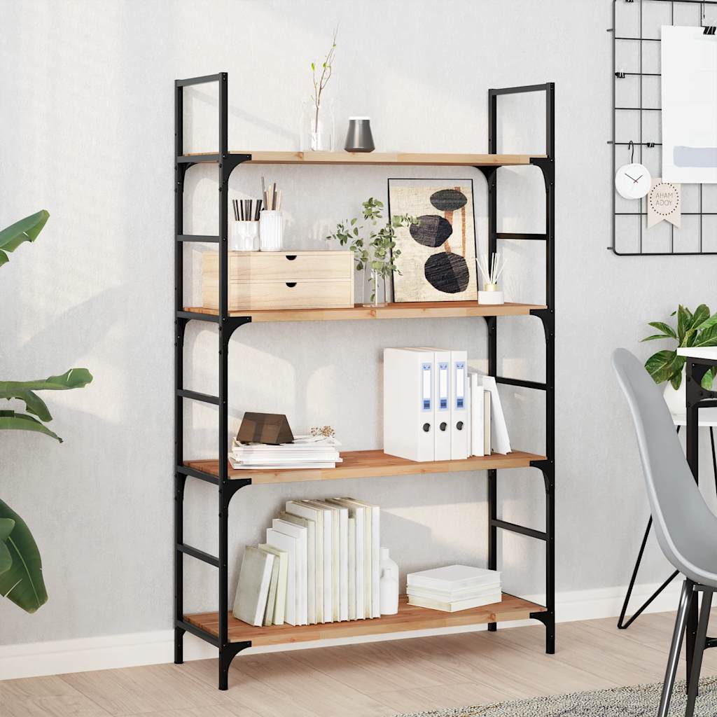 Étagères flottantes 4 pcs 80x30x2 cm acacia massif à l'huile - XIOS