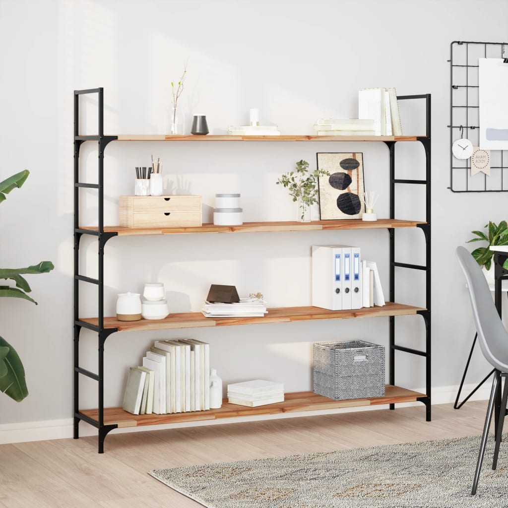 Étagères flottantes 4 pcs 160x30x2 cm acacia massif à l'huile - XIOS