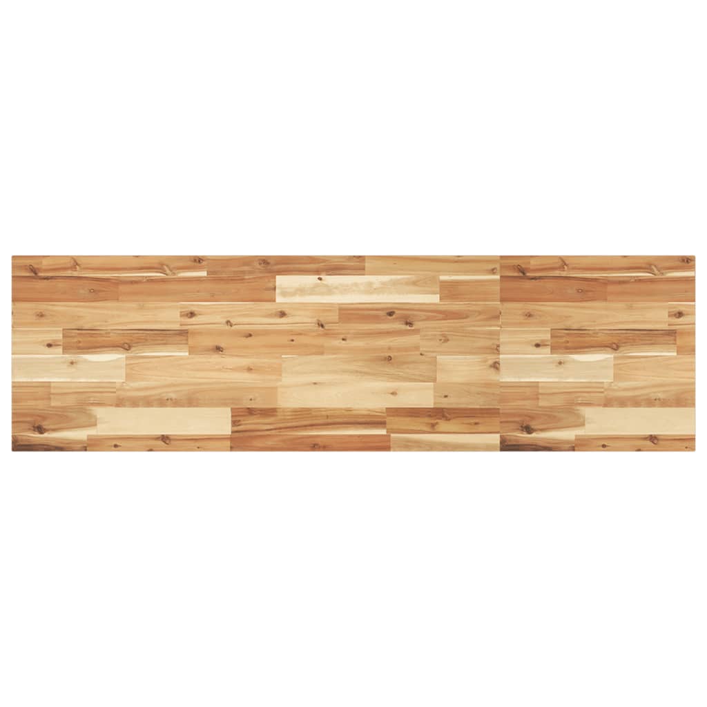 Étagère flottante 120x40x2 cm acacia massif finition à l'huile - XIOS