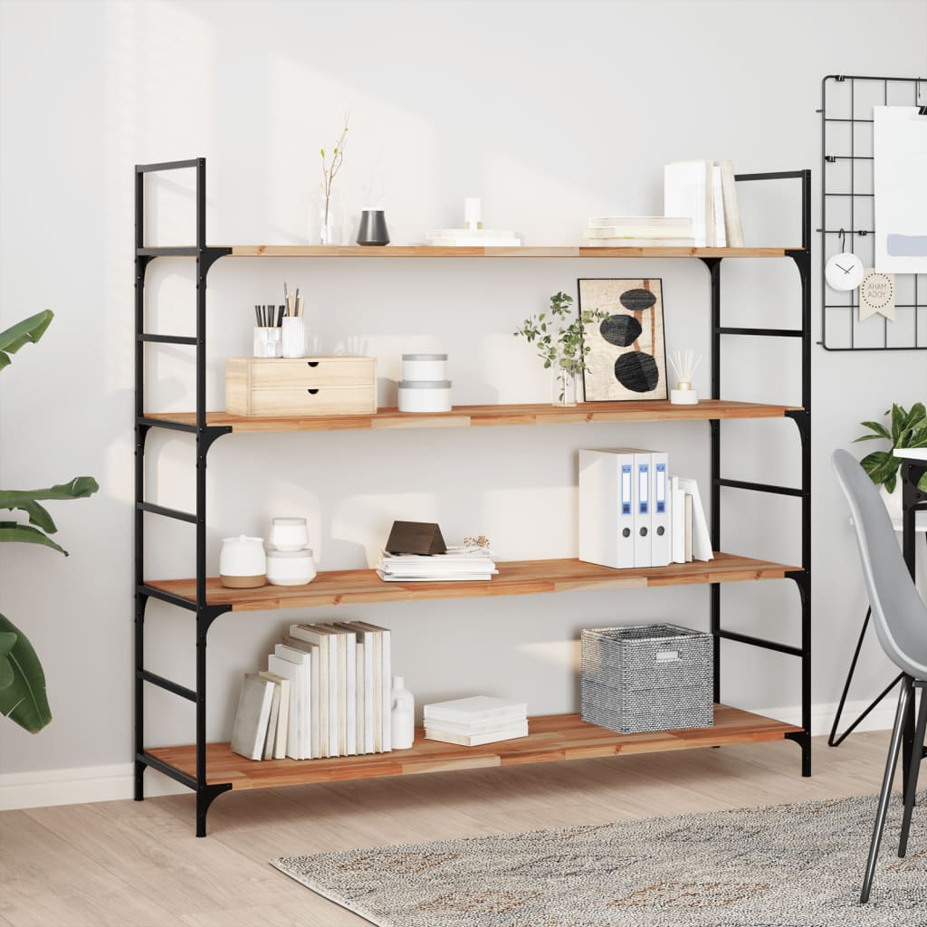 Étagères flottantes 3 pcs 120x40x2 cm acacia massif à l'huile - XIOS