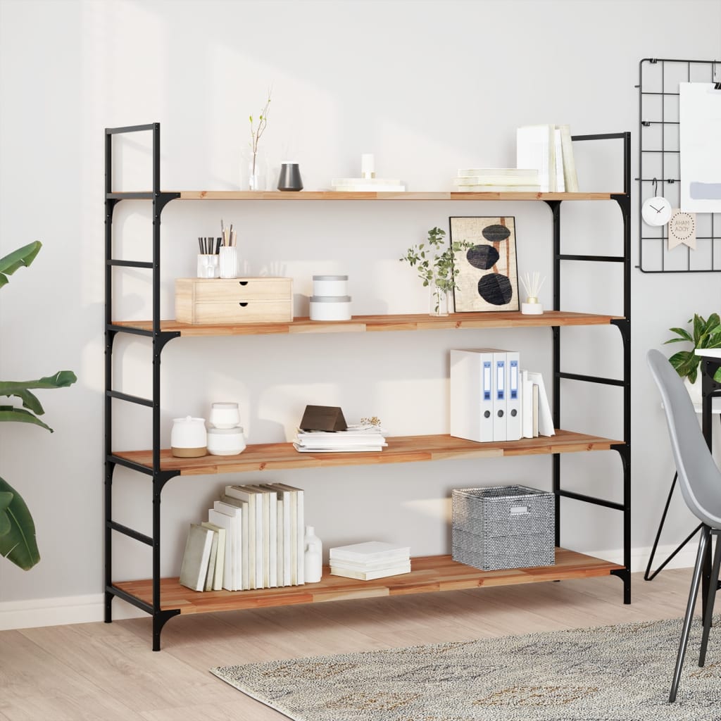 Étagères flottantes 3 pcs 140x40x2 cm acacia massif à l'huile - XIOS