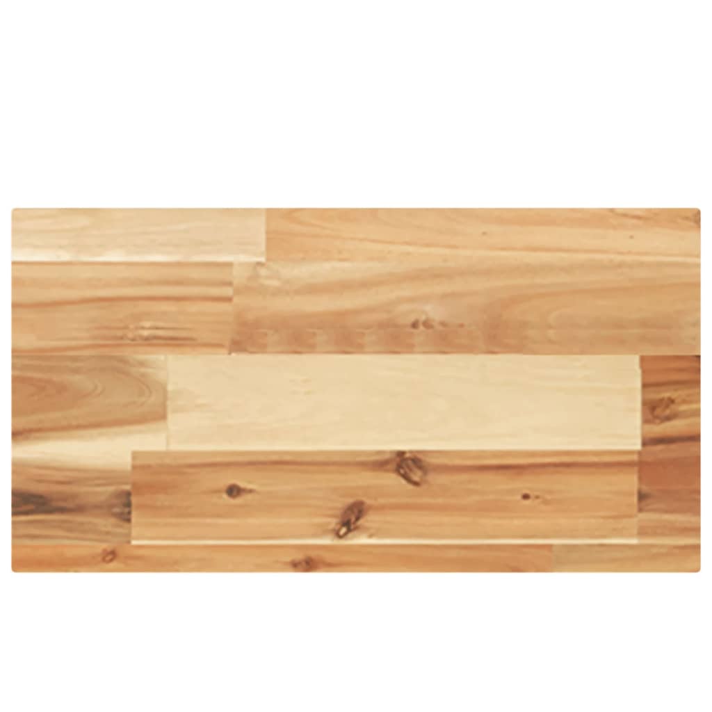 Étagère flottante 40x20x4 cm acacia massif finition à l'huile - XIOS
