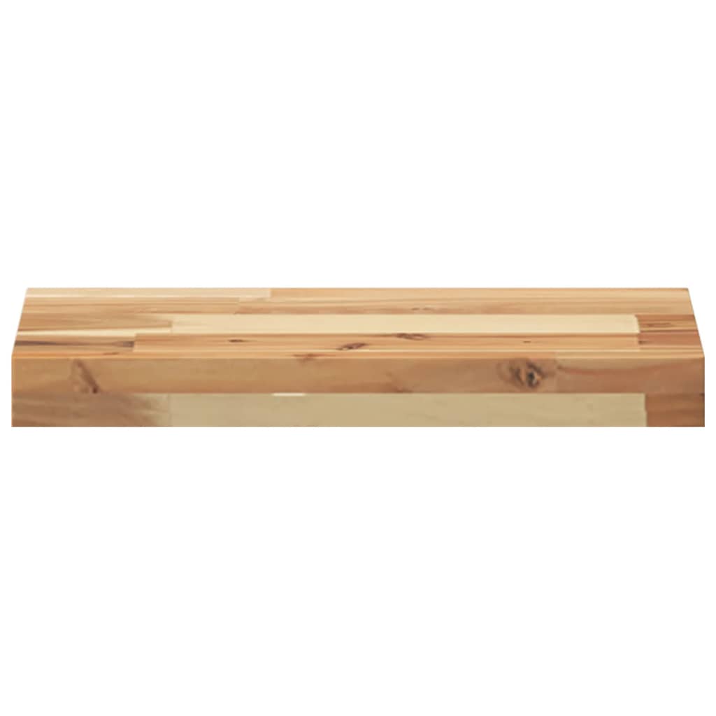 Étagère flottante 40x20x4 cm acacia massif finition à l'huile - XIOS