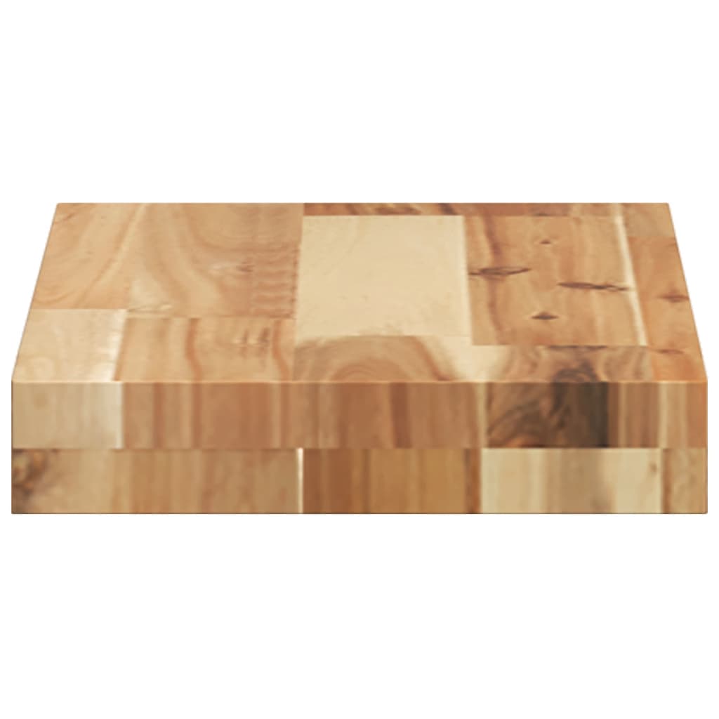 Étagère flottante 40x20x4 cm acacia massif finition à l'huile - XIOS