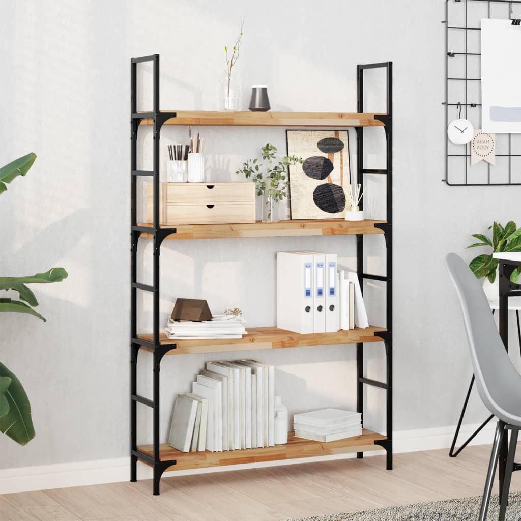 Étagères flottantes 2 pcs 80x20x4 cm acacia massif à l'huile - XIOS