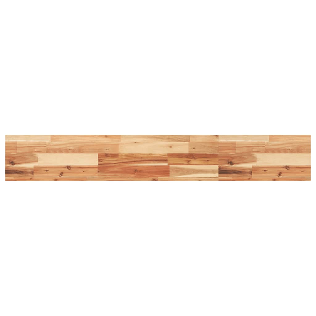 Étagère flottante 120x20x4 cm acacia massif finition à l'huile - XIOS