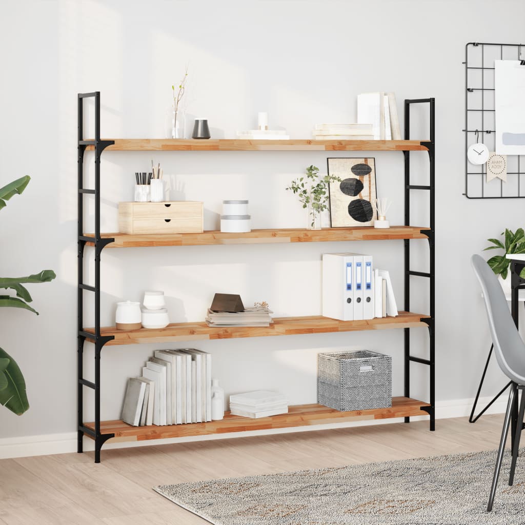 Étagères flottantes 3 pcs 120x20x4 cm acacia massif à l'huile - XIOS