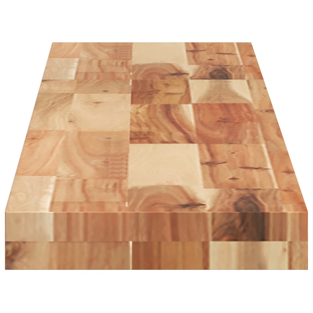 Étagère flottante 160x20x4 cm acacia massif finition à l'huile - XIOS