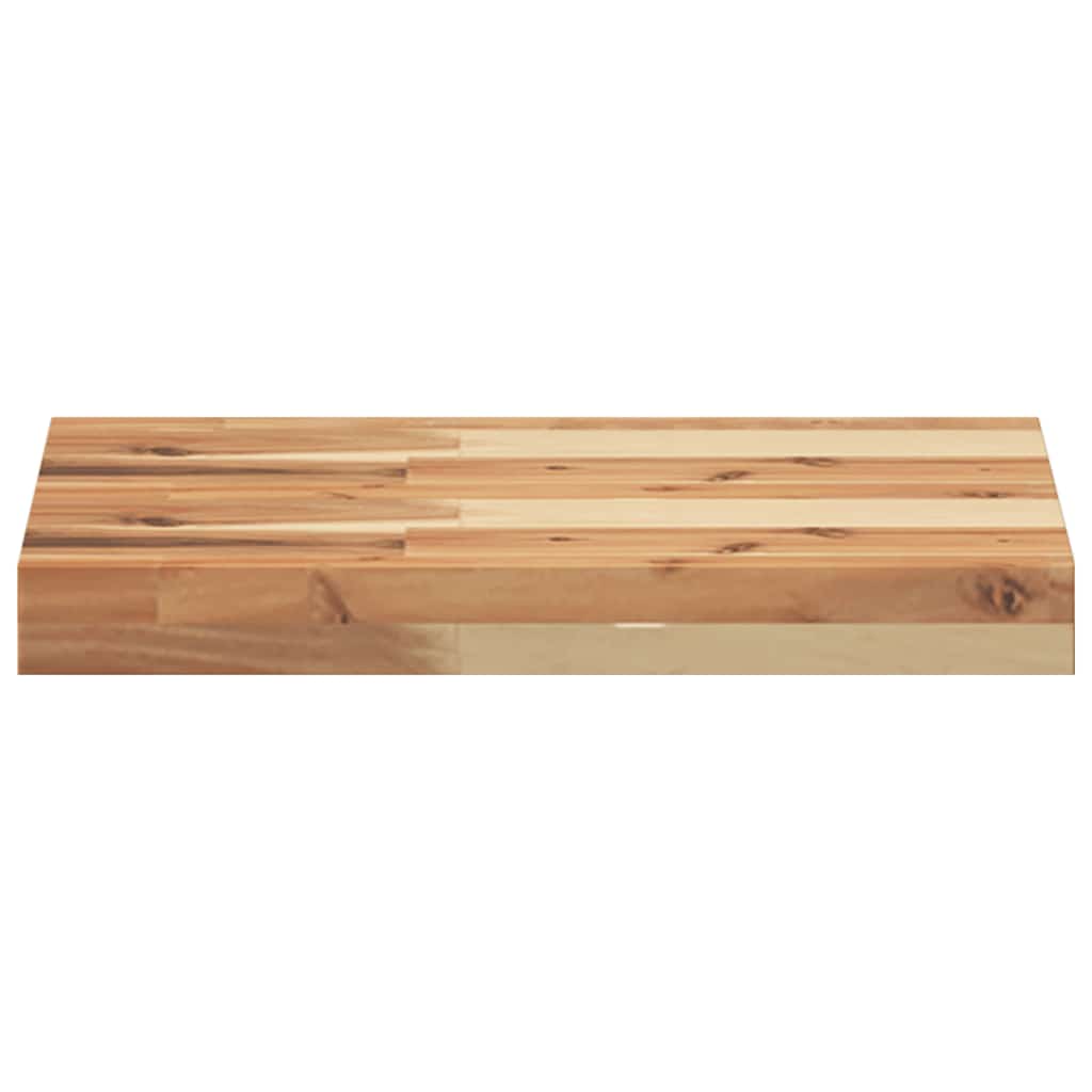 Étagère flottante 40x30x4 cm acacia massif finition à l'huile - XIOS