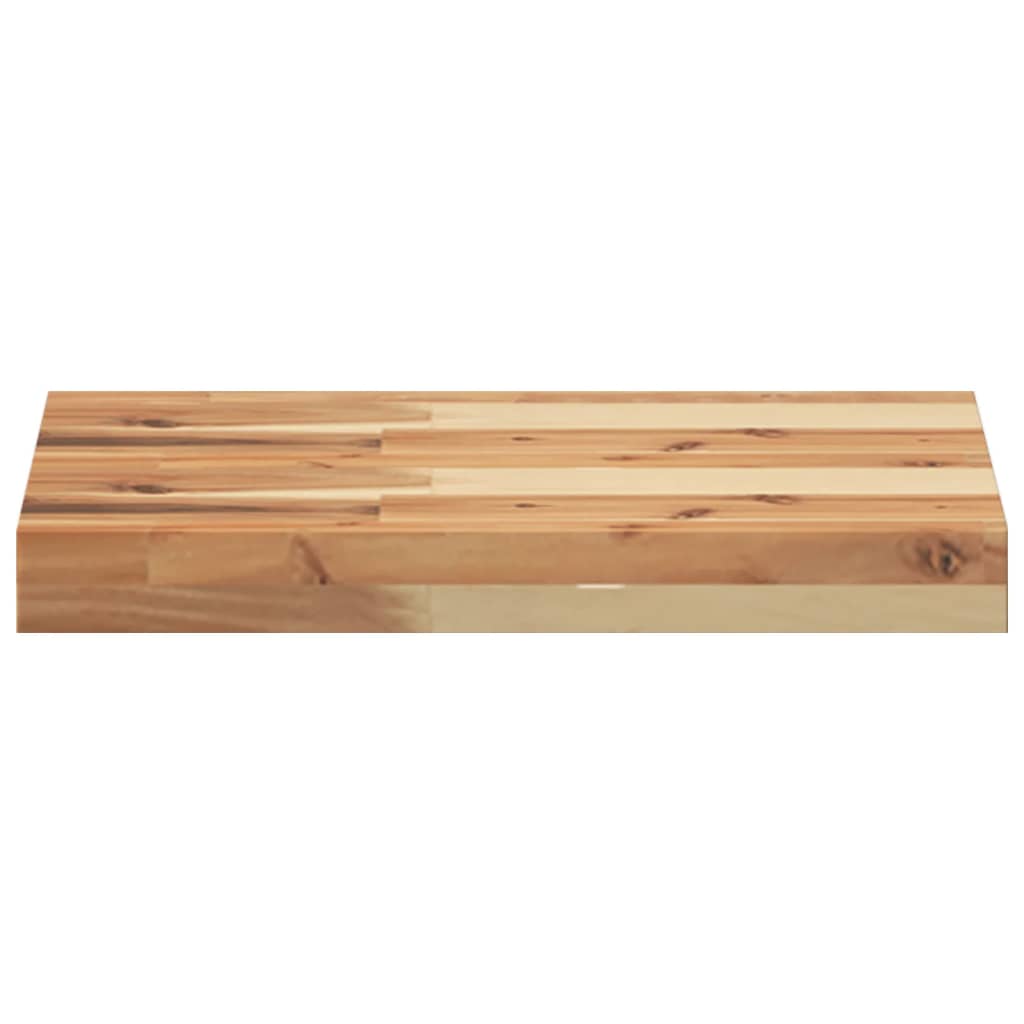 Étagères flottantes 2 pcs 60x30x4 cm acacia massif à l'huile - XIOS