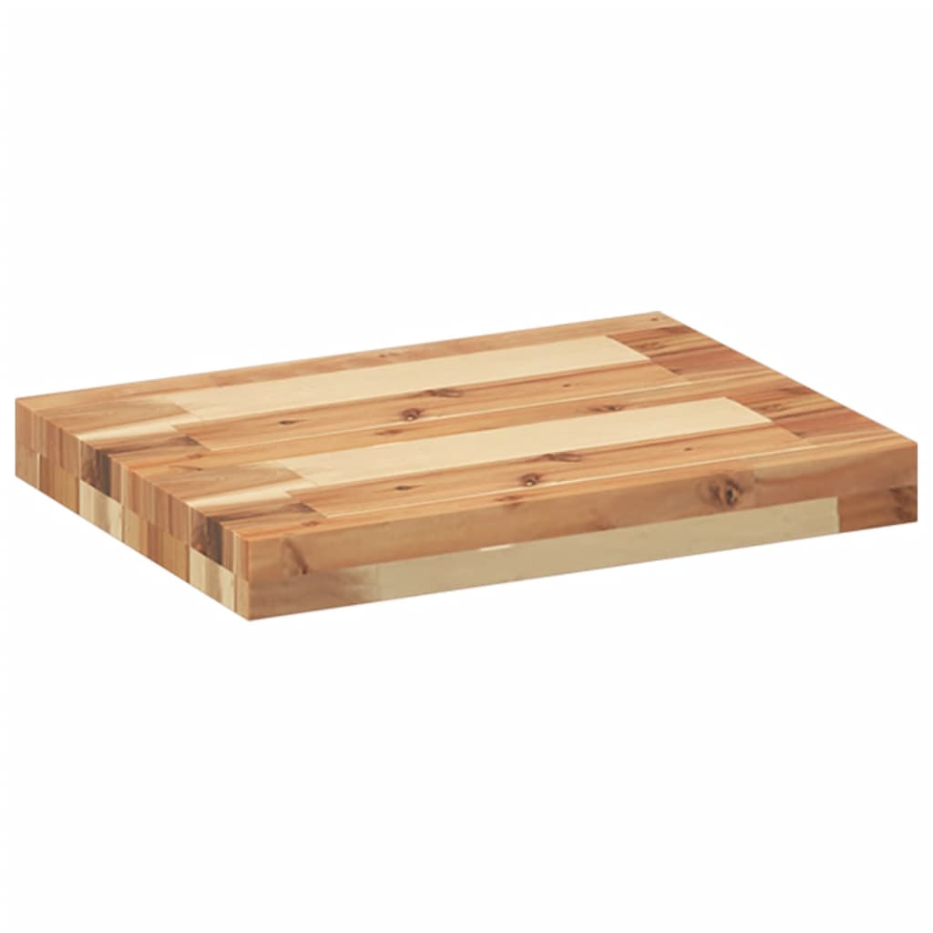 Étagères flottantes 4 pcs 60x30x4 cm acacia massif à l'huile - XIOS