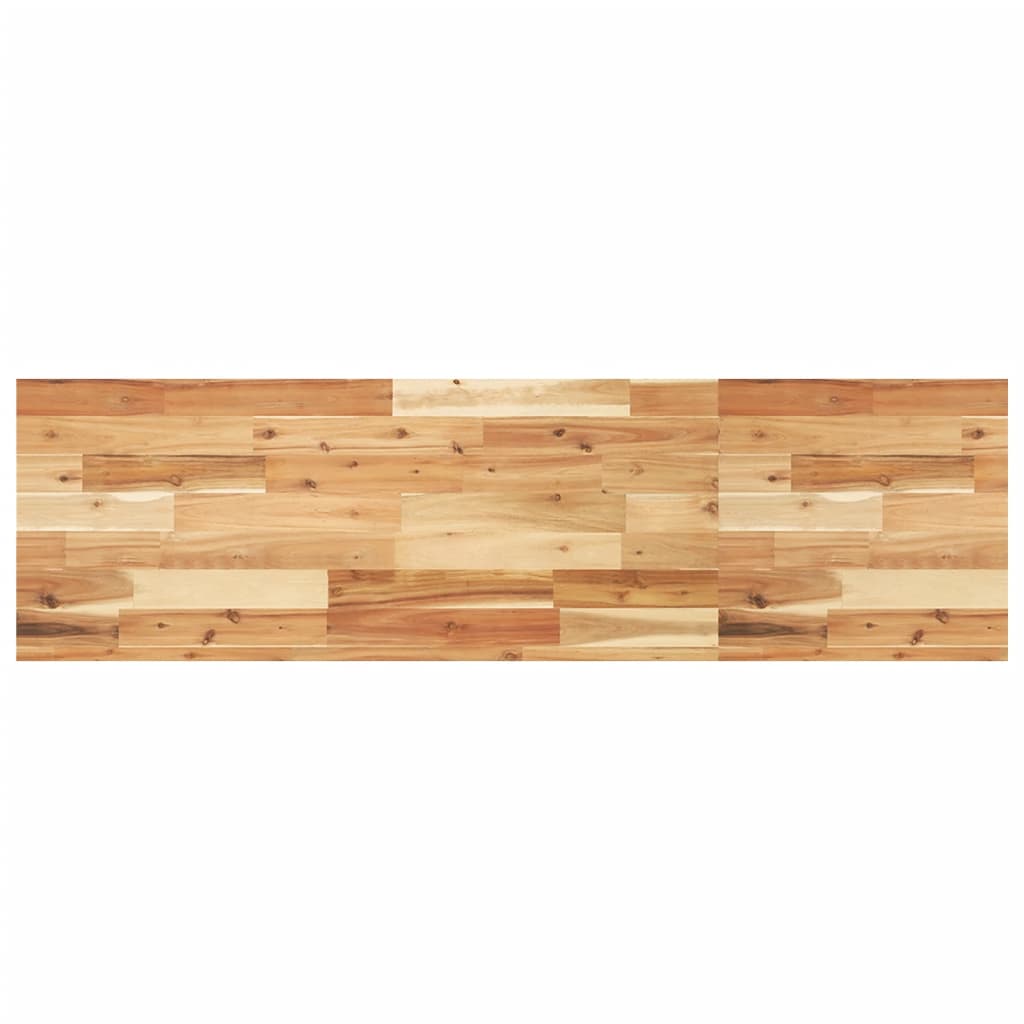 Étagère flottante 140x40x4 cm acacia massif finition à l'huile - XIOS