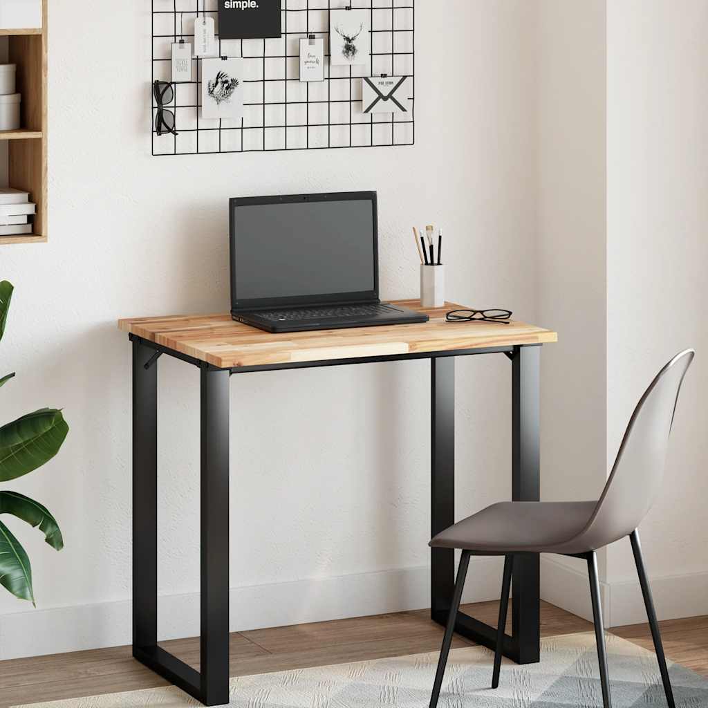 Dessus de bureau non traité 80x60x2 cm bois d'acacia massif XIOS